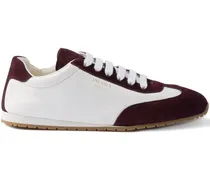 Sneakers aus Leder - Nude