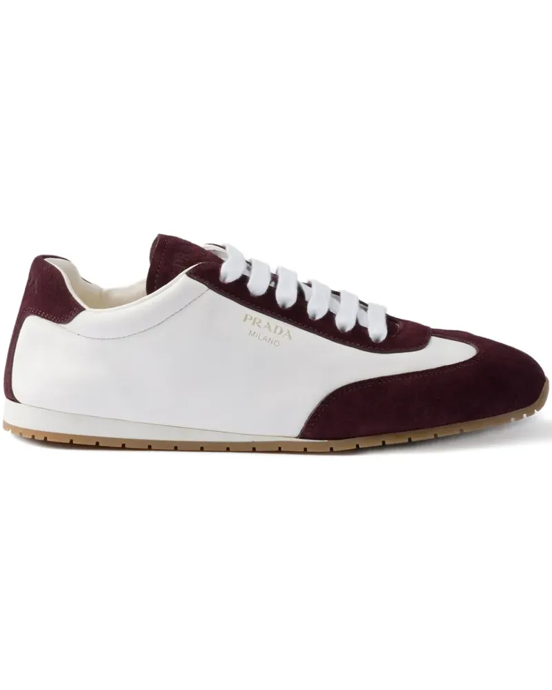 Prada Sneakers aus Leder - Nude Nude