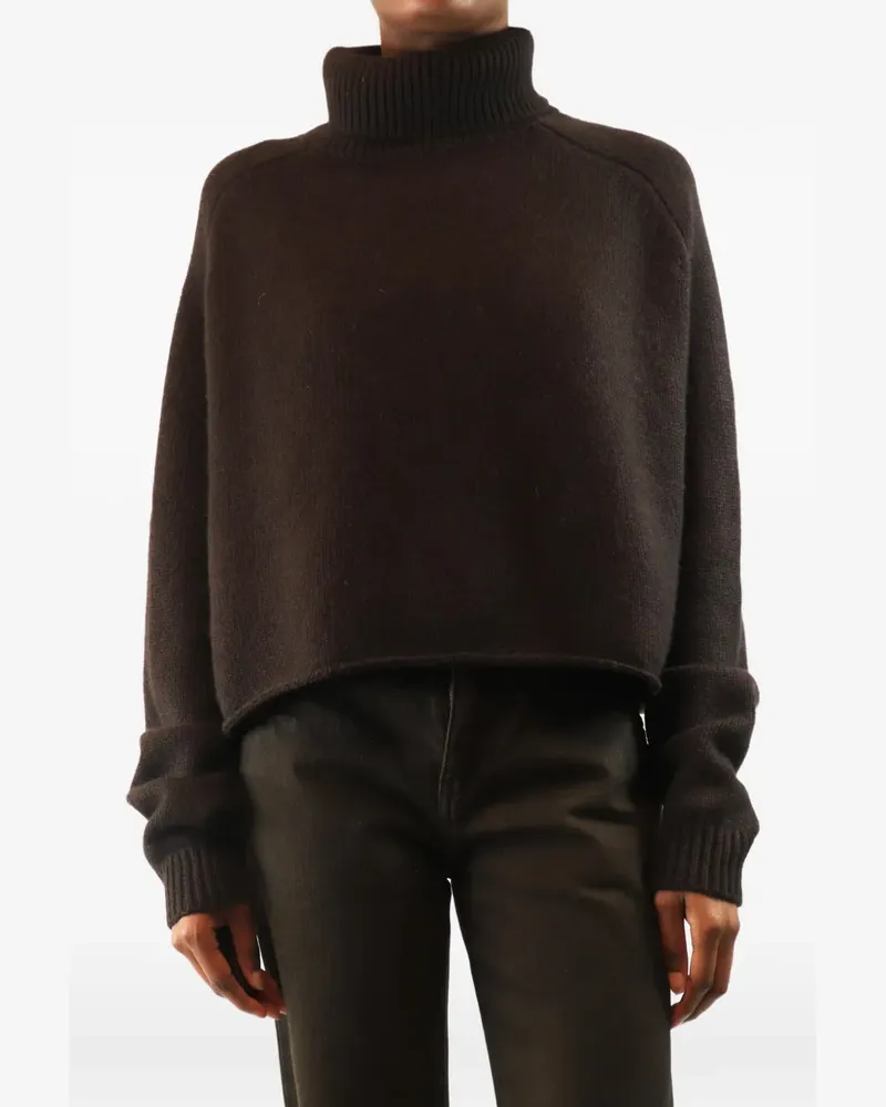 Lisa Yang high-neck sweater - Braun Braun