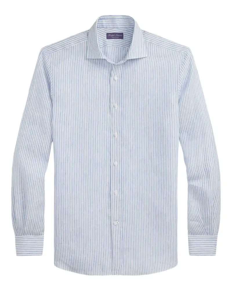 Ralph Lauren Hemd aus Leinen - Blau Blau