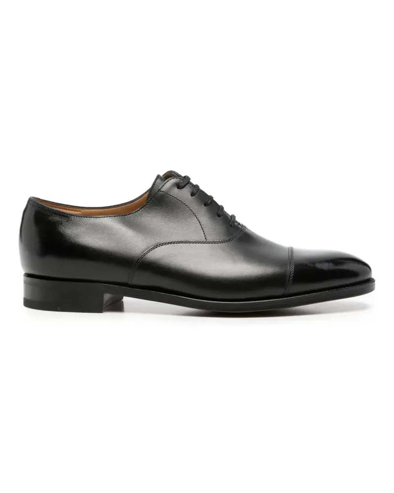 John Lobb City II Oxford-Schuhe mit angeschnittener Kappe - Schwarz Schwarz