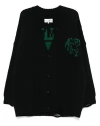 Maison Margiela Lost My Pet Cardigan Schwarz