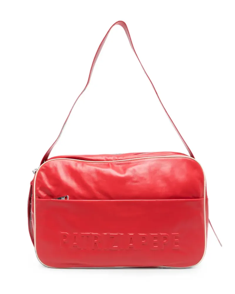 Patrizia Pepe logo-embossed cross body bag - Rot Rot