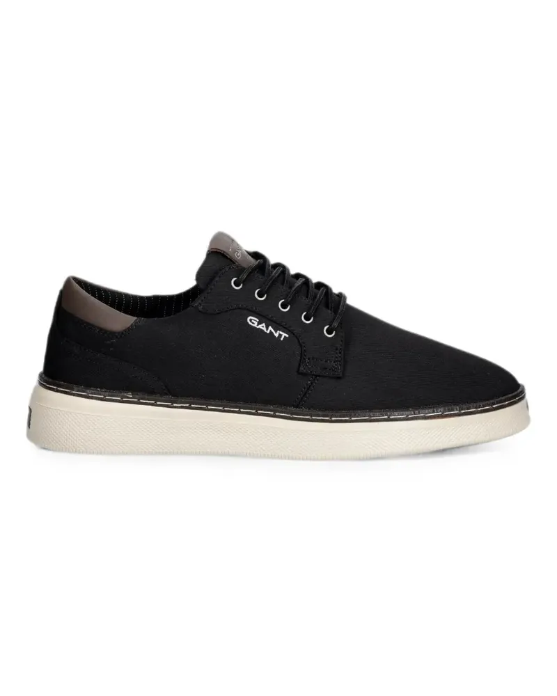 Gant lace-up logo-print sneakers - Schwarz Schwarz