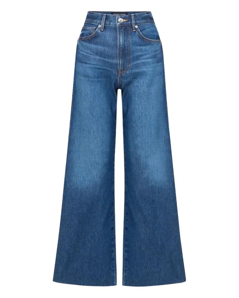 Veronica Beard Weite Taylor High-Rise-Jeans - Blau Blau