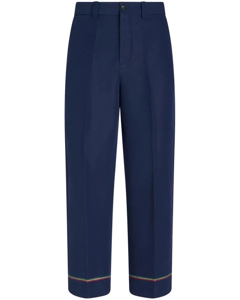 Etro Hose mit geradem Bein - Blau Blau