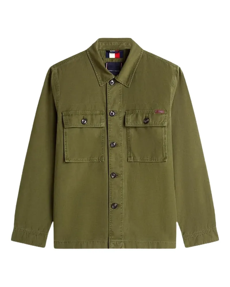 Tommy Hilfiger Langärmelige Hemdjacke - Grün Grün