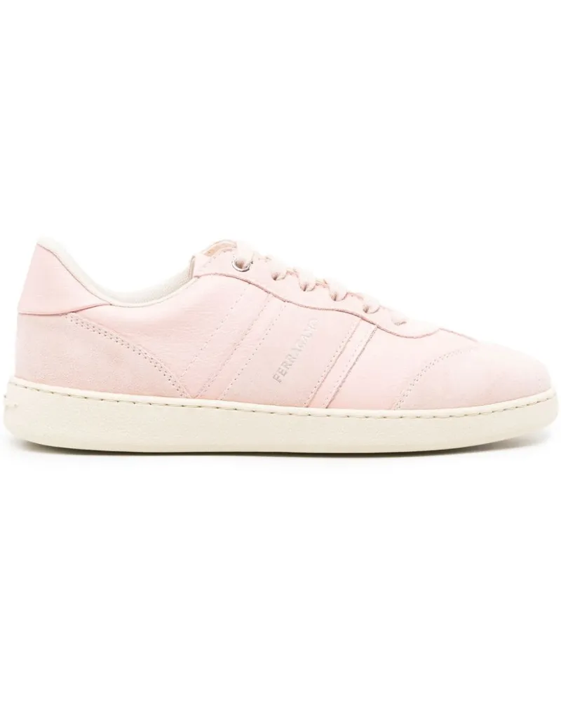 Ferragamo Sneakers mit Logo-Prägung Rosa