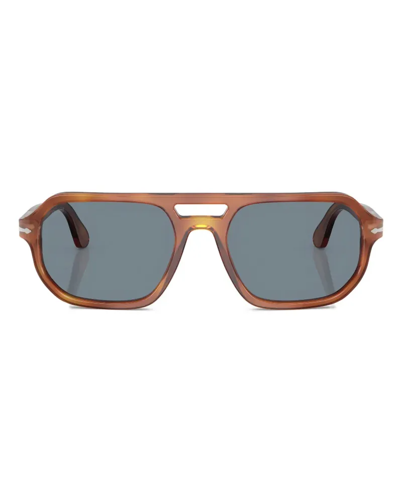 Persol Guido tortoiseshell-effect sunglasses - Braun Braun