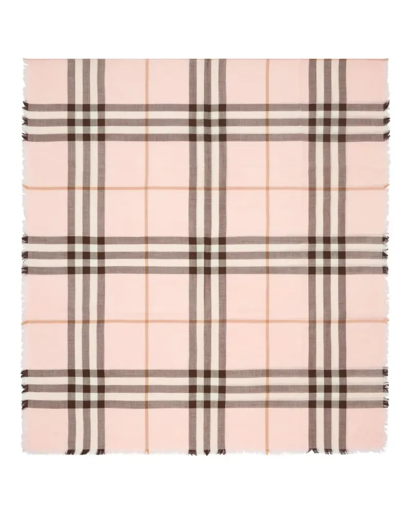 Burberry Karierter Schal - Rosa Rosa