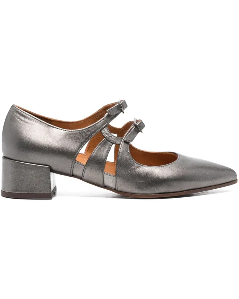 Chie Mihara Jersey-Pumps 30mm - Silber Silber
