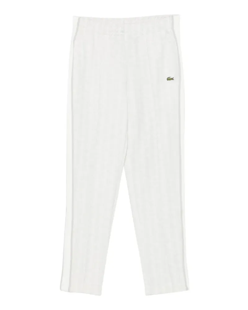 Lacoste Jogginghose mit Monogramm-Print - Weiß Weiß