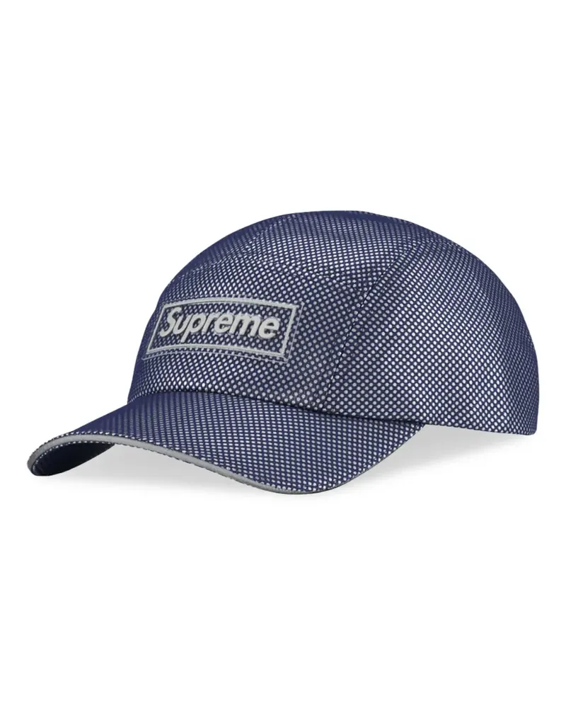 Supreme Being Baseballkappe aus Metallic-Mesh - Blau Blau