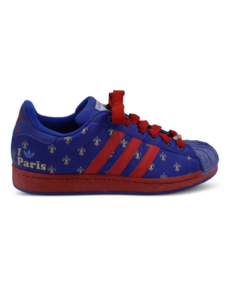 adidas Superstar printed sneakers - Blau Blau