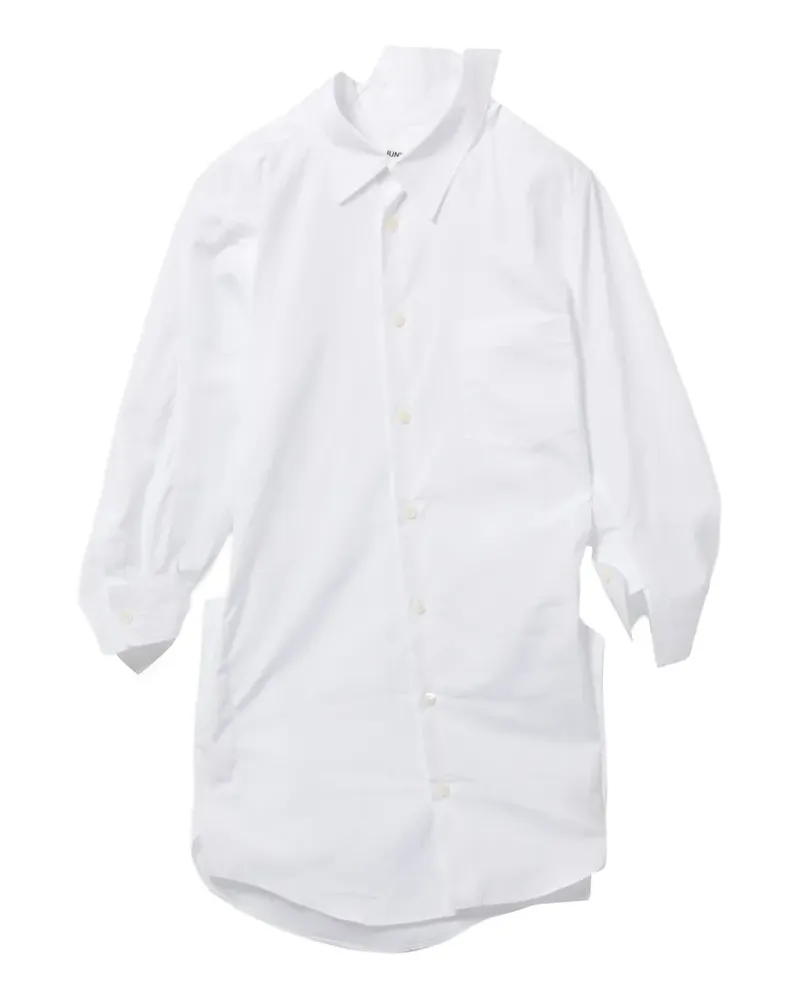 Junya Watanabe 3/4-sleeve buttoned shirt - Weiß Weiß