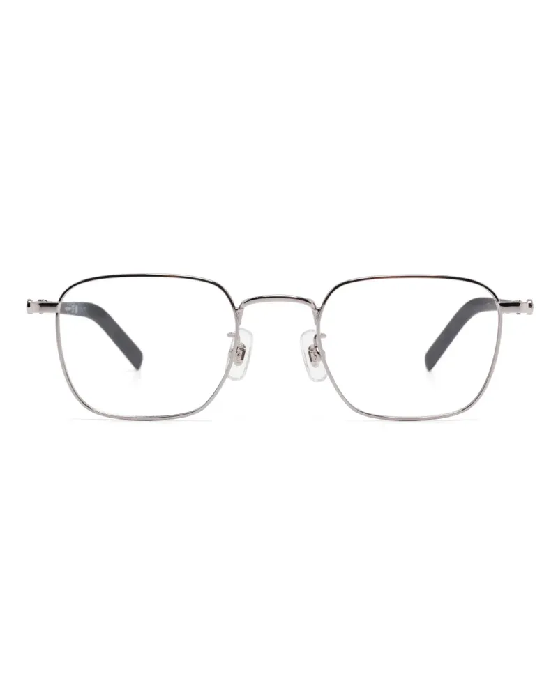 Montblanc Brille mit eckigem Gestell - Silber Silber