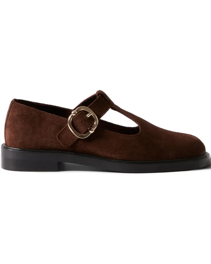 Claudie Pierlot Loafer mit T-Riemen - Braun Braun