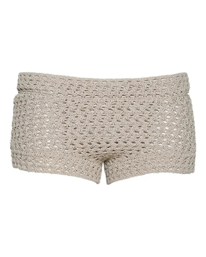 TROPIC of C Gehäkelte Shorts - Nude Nude