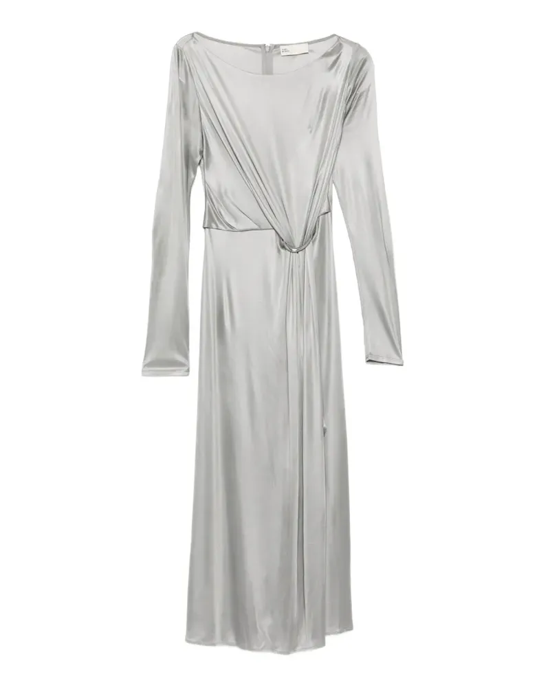 Tory Burch Midikleid mit Raffungen - Silber Silber