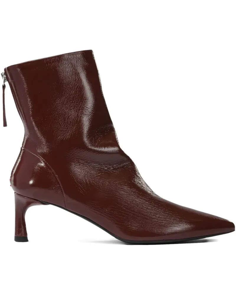 HALMANERA pointed-toe ankle boots - Rot Rot