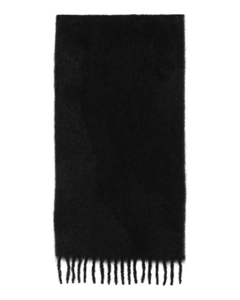 The Row Uma Schal mit Fransen - Schwarz Schwarz