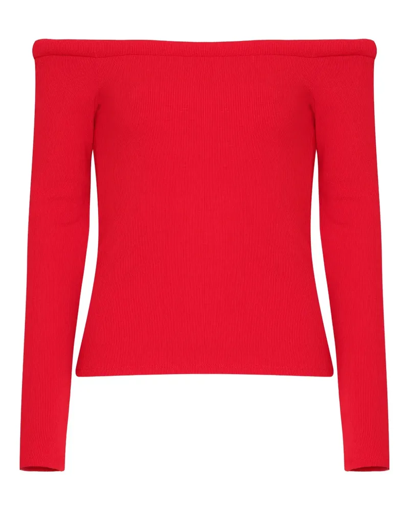 Gloria Coelho x Isabella Fiorentino schulterfreies Oberteil - Rot Rot