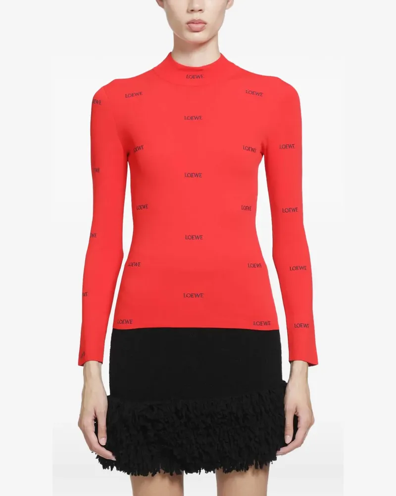 Loewe top in viscose blend - Rot Rot