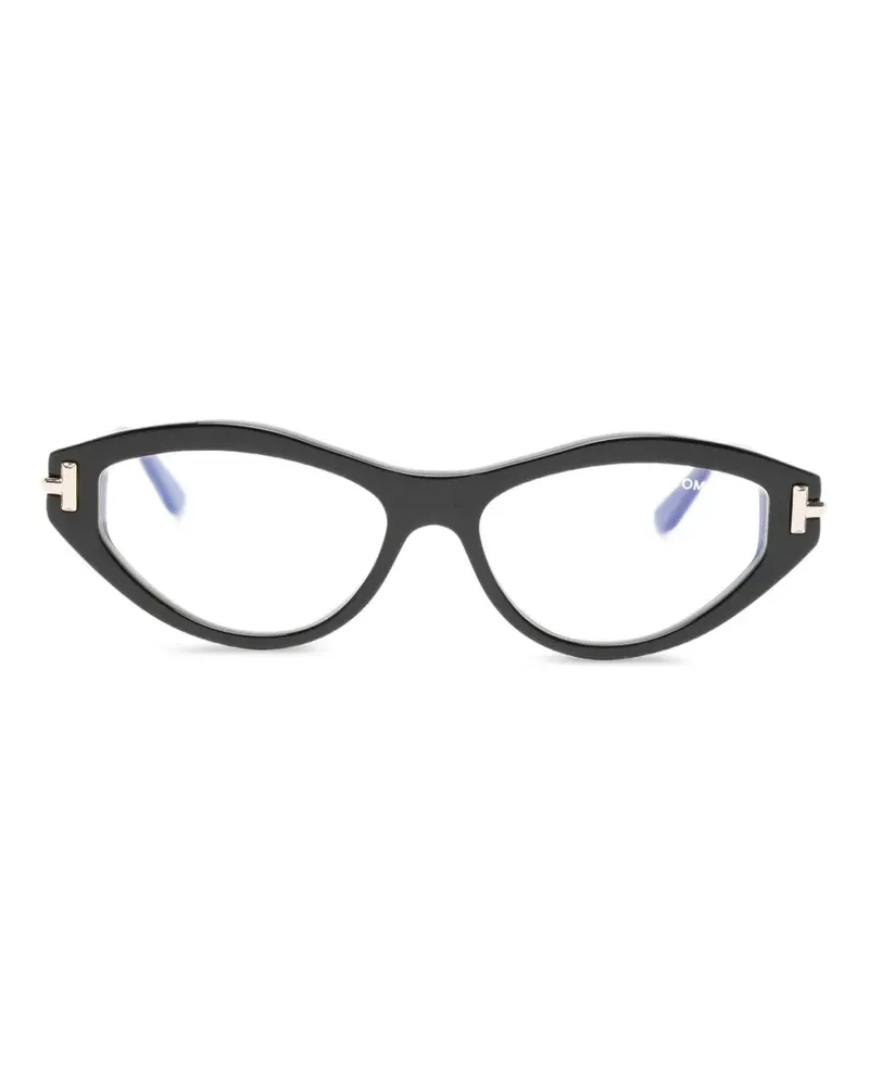 Tom Ford Icon oval-frame glasses - Schwarz Schwarz