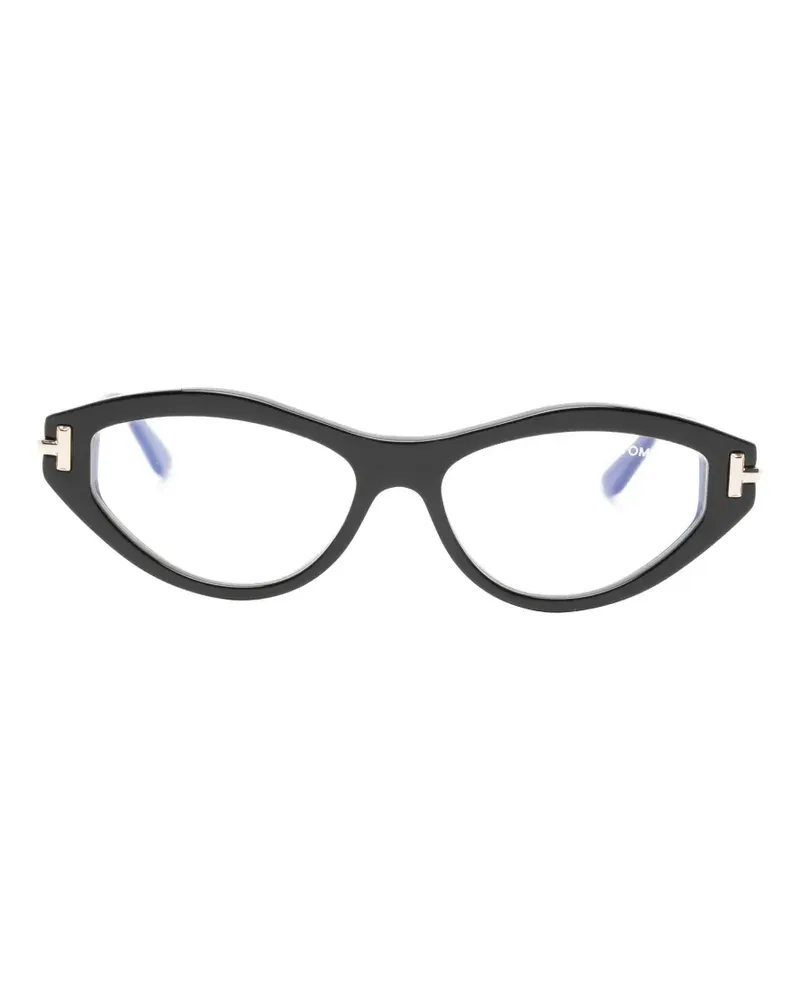 Tom Ford Icon oval-frame glasses - Schwarz Schwarz