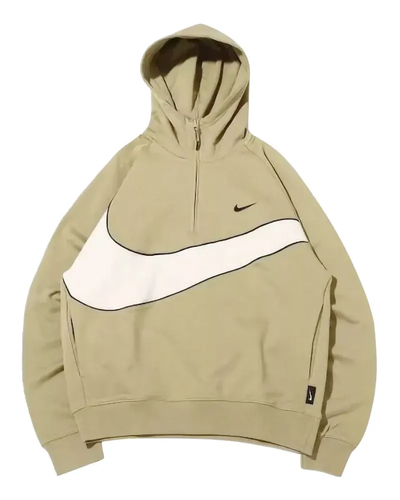 Nike Swoosh "Green/Black" Fleece-Hoodie - Grün Grün