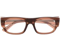 Brille mit eckigem Gestell - Braun