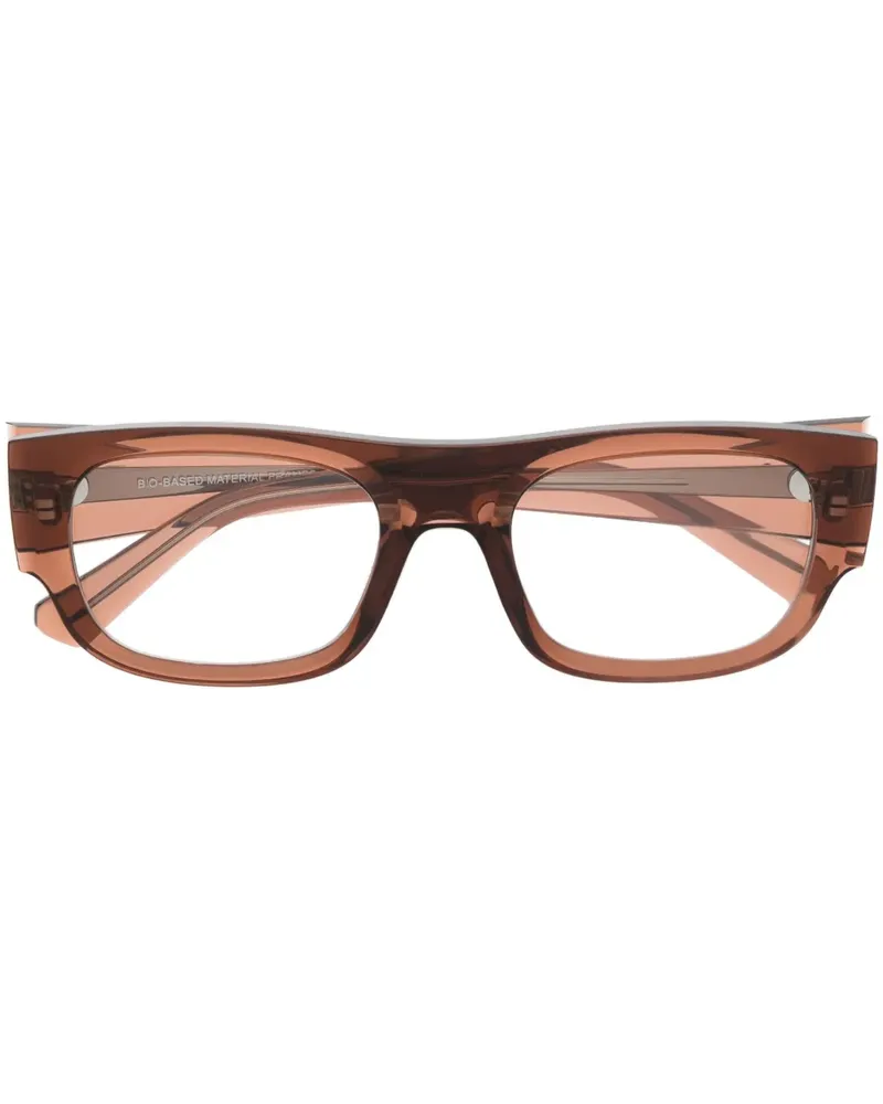 Ray Ban Brille mit eckigem Gestell - Braun Braun
