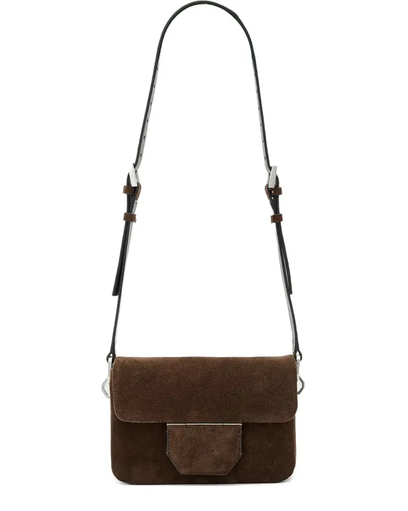 AllSaints Jupiter Umhängetasche aus Wildleder - Braun Braun