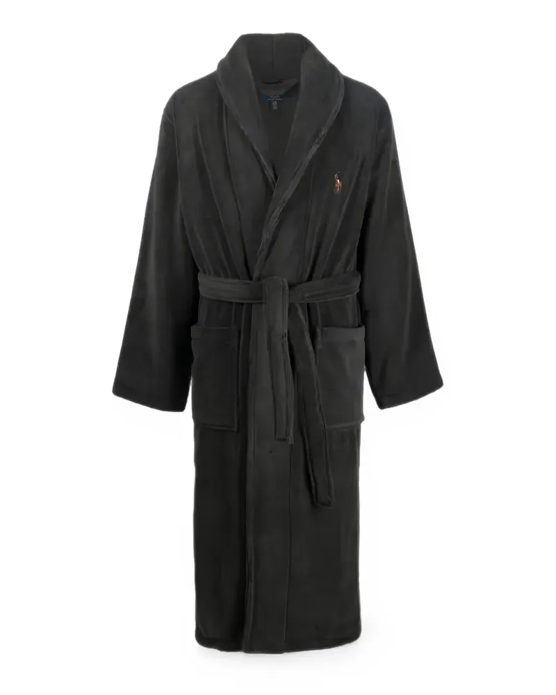 Ralph Lauren Bademantel mit Logo-Stickerei - Grau Grau