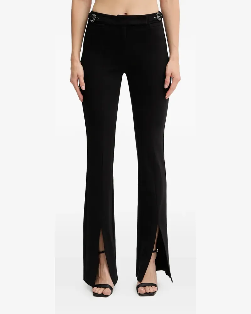 Versace Jeans Hose mit Schnallendetail - Schwarz Schwarz