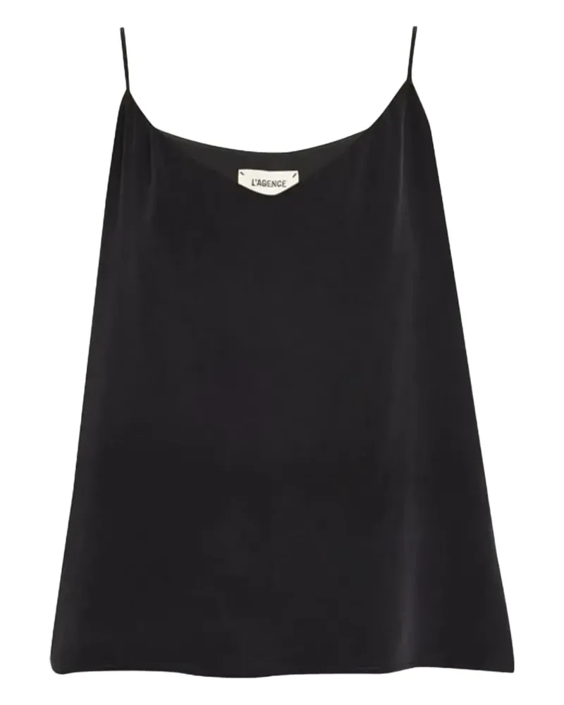 L'Agence Camisole-Top mit V-Ausschnitt - Schwarz Schwarz