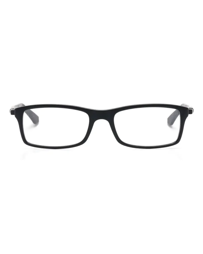 Ray Ban Brille mit eckigem Gestell - Schwarz Schwarz