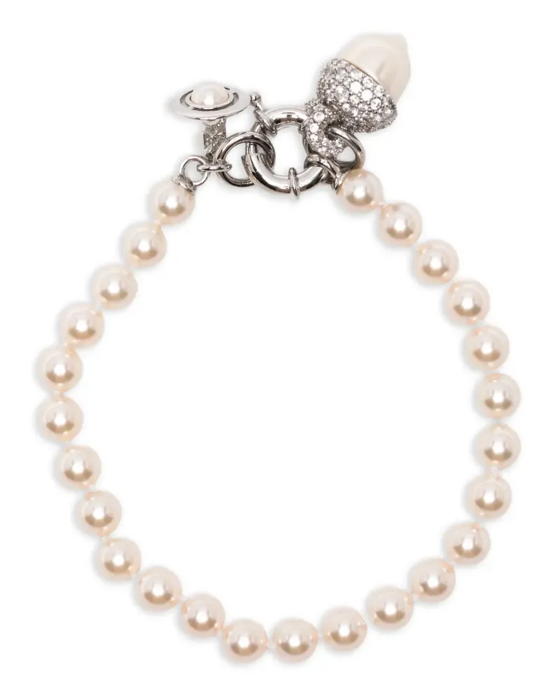 Vivienne Westwood acorn-charm bracelet - Silber Silber