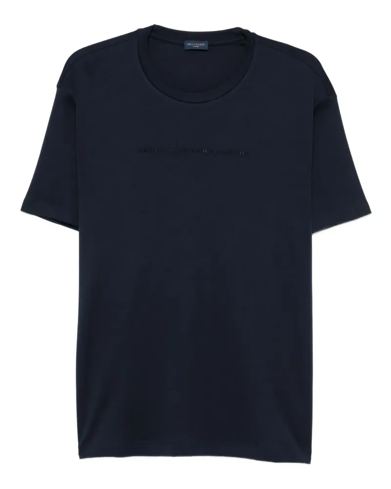 Paul & Shark T-Shirt mit Stickerei - Blau Blau