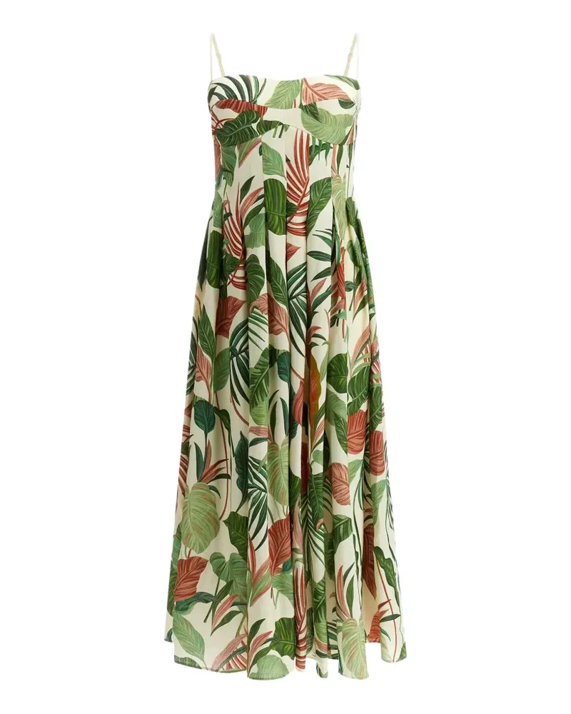 Guess Maxikleid mit Blumenprint - Nude Nude