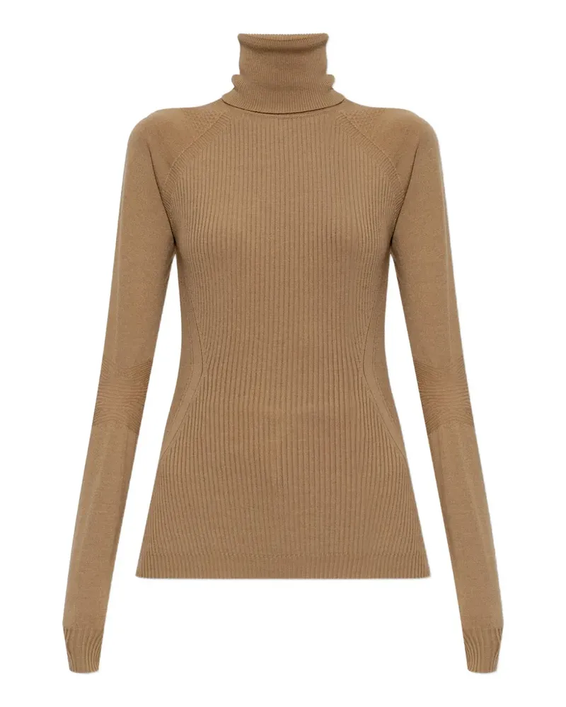Moncler Apres-Ski ribbed-knit sweater - Nude Nude
