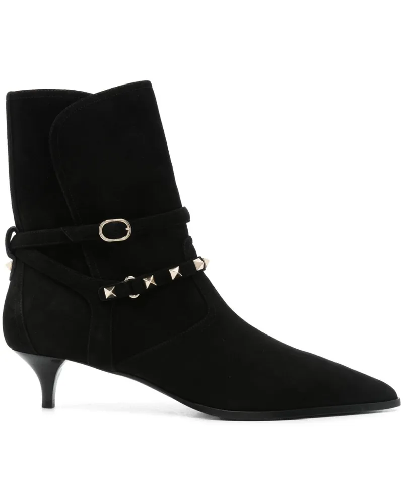 Valentino Garavani Stiefel mit Rockstud-Detail 45mm - Schwarz Schwarz