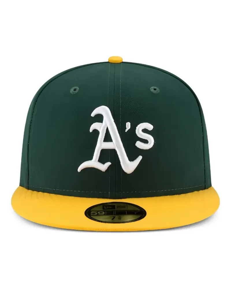 New Era MLB Oakland Athletics Authentic On Field Baseballkappe mit Logo-Stickerei - Grün Grün