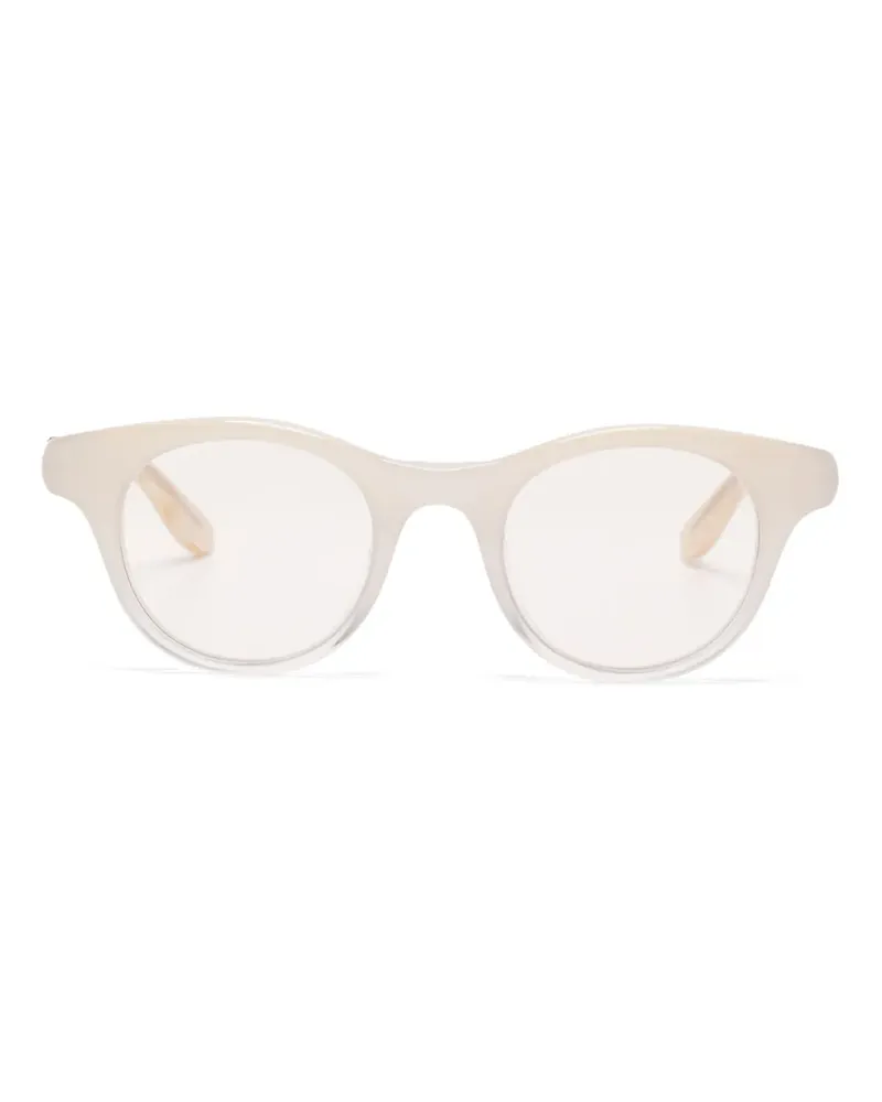 Brunello Cucinelli Sonnenbrille mit rundem Gestell - Nude Nude
