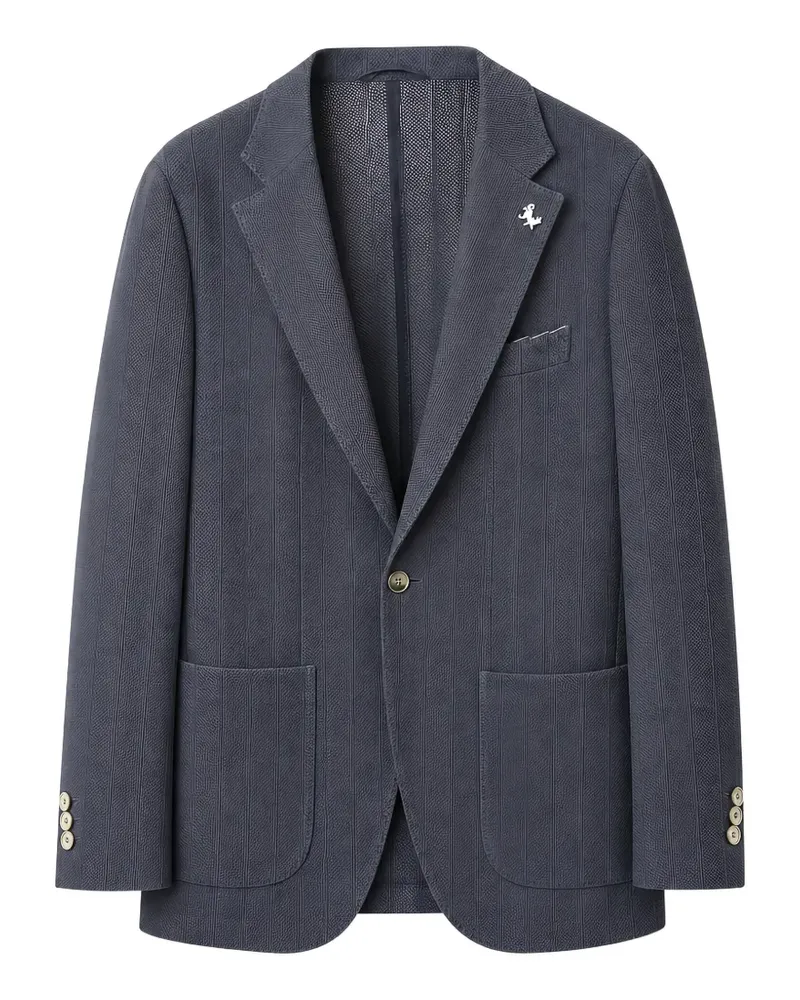 Tombolini Nadelstreifen-Jacke mit fallendem Revers - Grau Grau