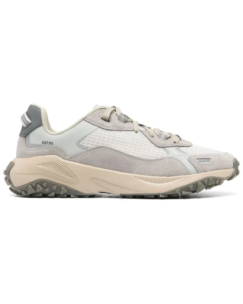 HUGO BOSS Sneakers mit Kontrasteinsätzen - Grau Grau