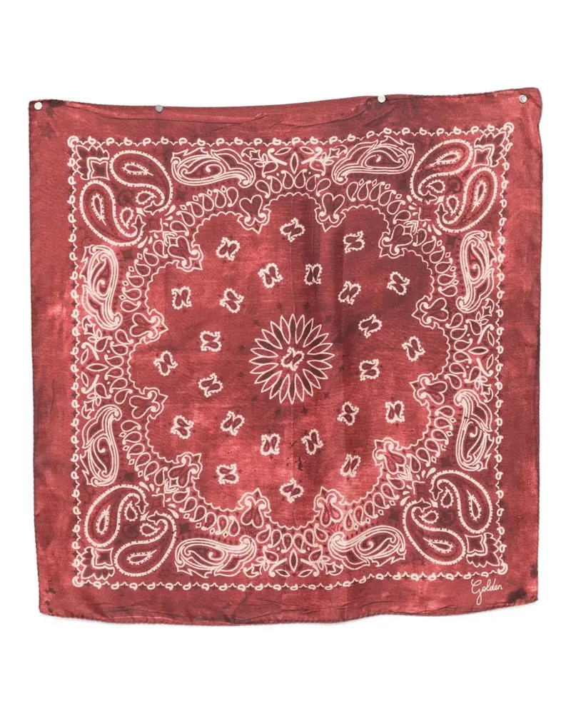 Golden Goose paisley-print scarf - Rot Rot