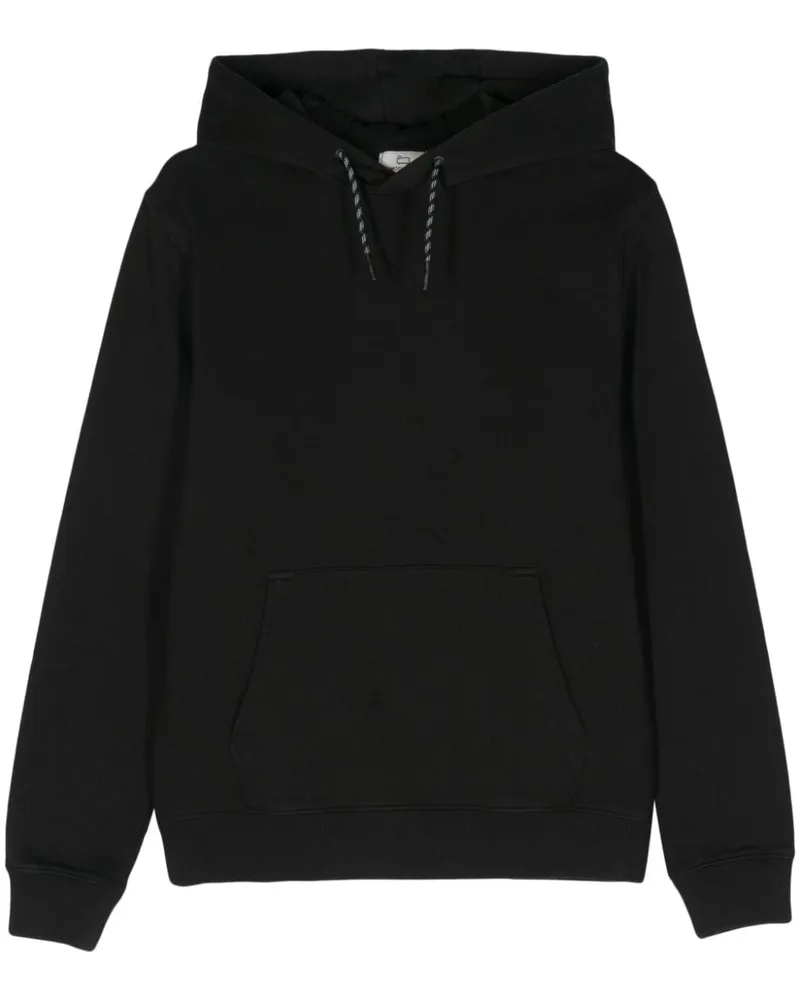 Woolrich Hoodie mit grafischem Stempel - Schwarz Schwarz