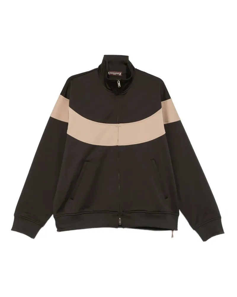 Mastermind Japan Sportjacke mit Kontrasteinsätzen - Braun Braun