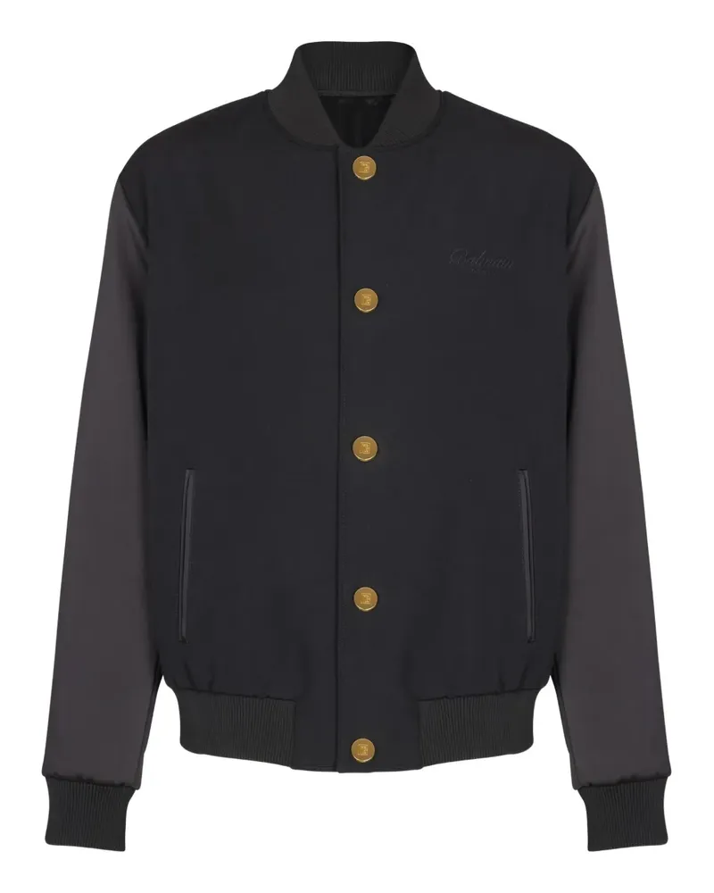 Balmain Jacke mit Satinärmeln - Schwarz Schwarz